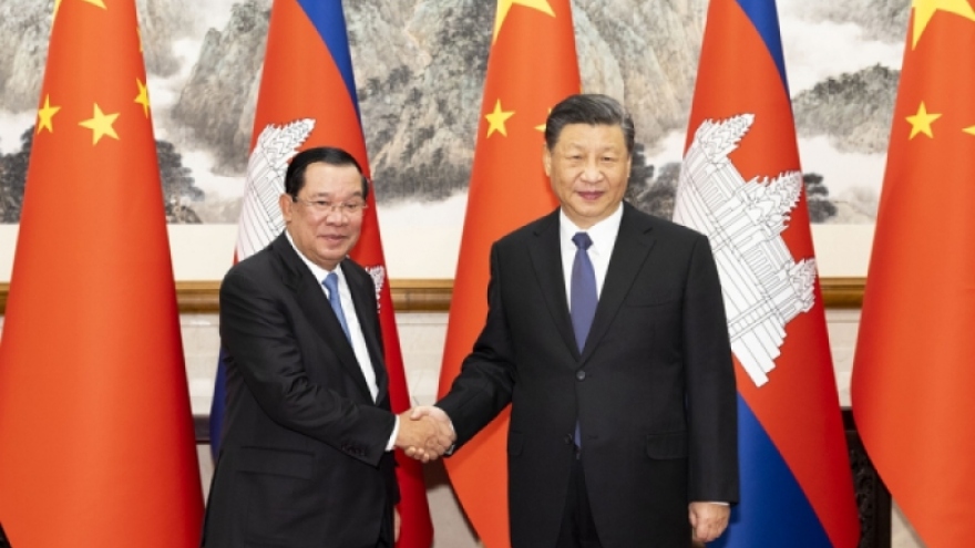 Lãnh đạo Trung Quốc gửi điện mừng đảng Nhân dân Campuchia chiến thắng bầu cử