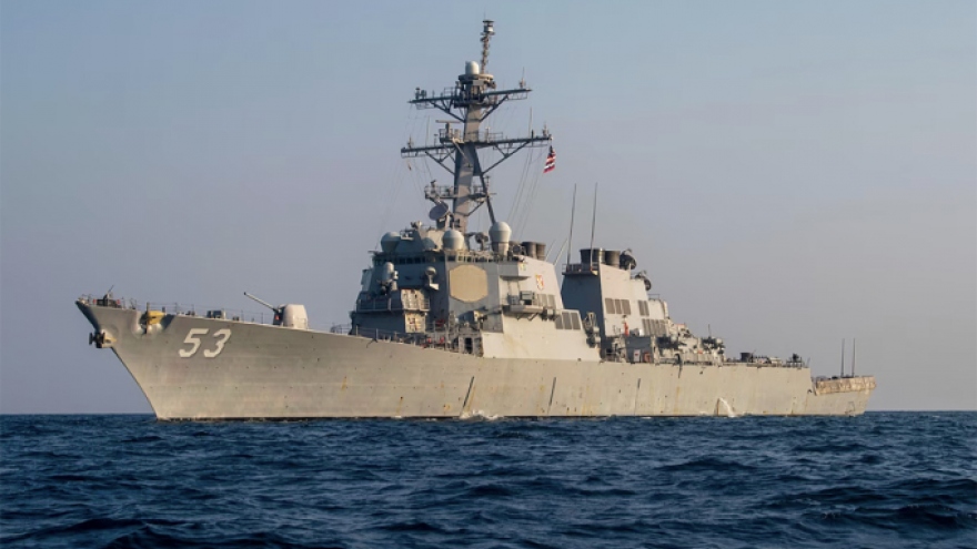 Mỹ cấp tập điều chiến hạm tới vùng Vịnh