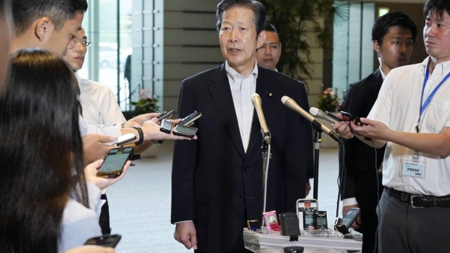 Chủ tịch đảng Komeito (Nhật Bản) hoãn chuyến thăm 3 ngày tới Trung Quốc
