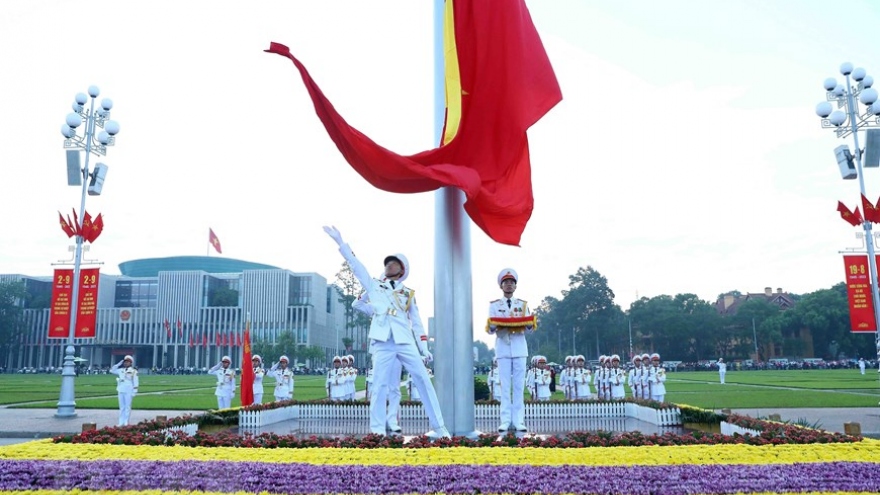 Lễ Thượng cờ trên Quảng trường Ba Đình