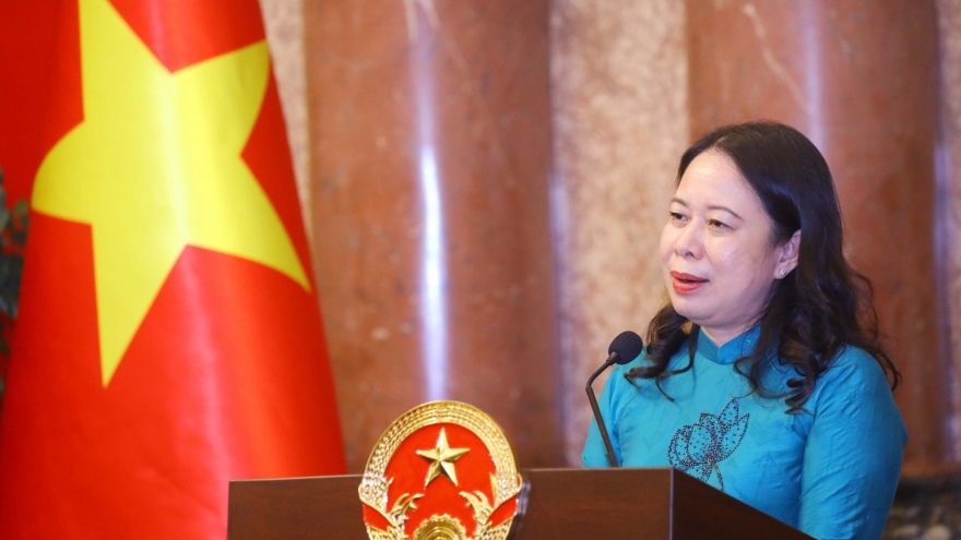 Phó Chủ tịch nước Võ Thị Ánh Xuân gặp mặt Đoàn người có công tỉnh An Giang