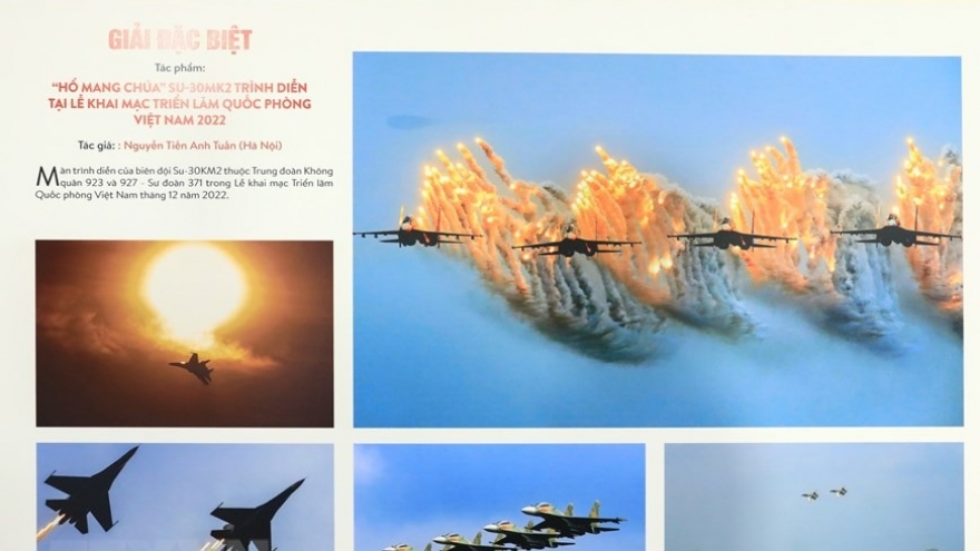"Hổ mang chúa" SU-30MK2 đạt giải đặc biệt "Khoảnh khắc vàng" báo chí