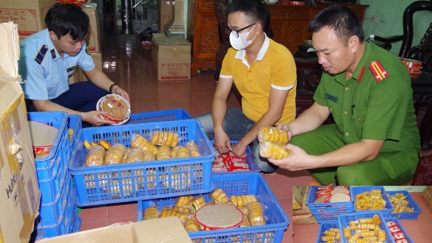Phát hiện hơn 1.000 chiếc bánh trung thu không rõ nguồn gốc, xuất xứ