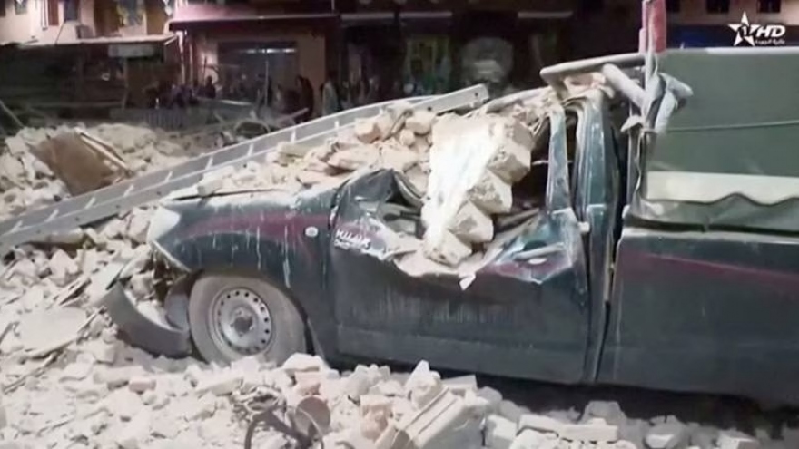 Cận cảnh sức tàn phá kinh hoàng của trận động đất “trăm năm có một” tại Morocco
