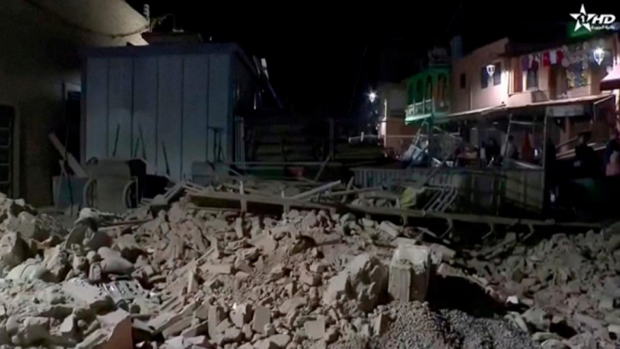 Lãnh đạo Việt Nam gửi điện chia buồn về động đất tại Morocco