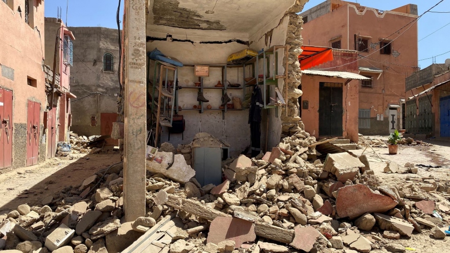 Morocco đẩy mạnh các hoạt động cứu hộ động đất