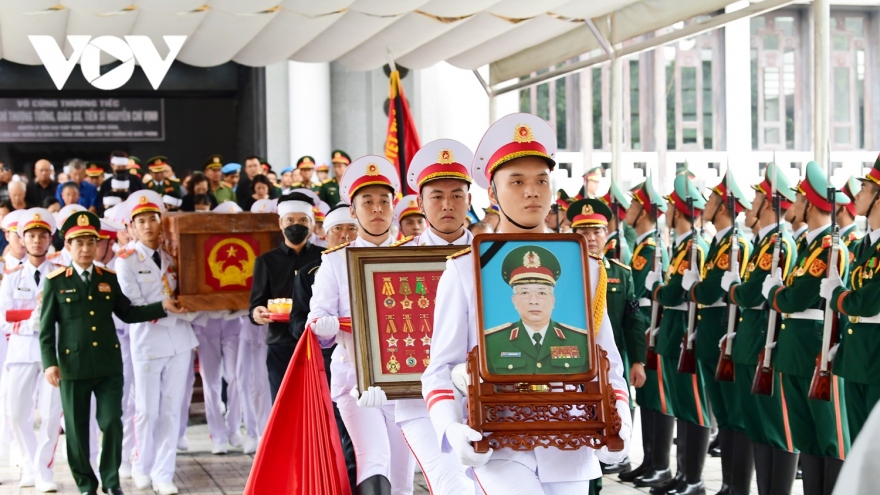 Tổ chức lễ truy điệu và an táng Thượng tướng Nguyễn Chí Vịnh