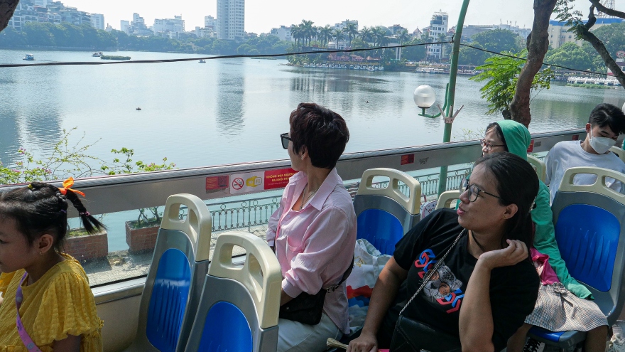 Tổng thu du lịch tại Hà Nội tăng 54% trong dịp nghỉ lễ