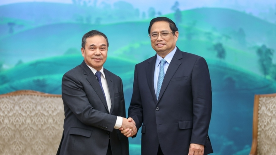 Thủ tướng Chính phủ Phạm Minh Chính tiếp Đại sứ Lào chào từ biệt