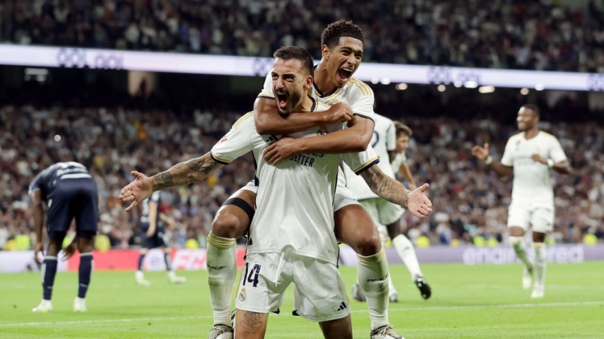 Kết quả bóng đá ngày 18/9: Real Madrid ngược dòng kịch tính trước Sociedad