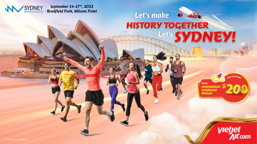 Lan tỏa tinh thần thể thao không biên giới, Vietjet đồng hành cùng Sydney Marathon