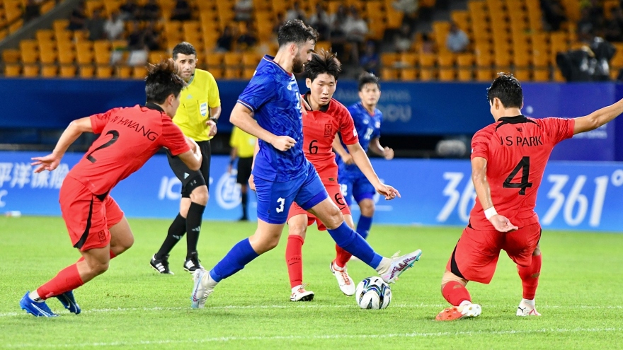 HLV Thái Lan xin lỗi vì thua 0-4 trước Olympic Hàn Quốc ở ASIAD 19