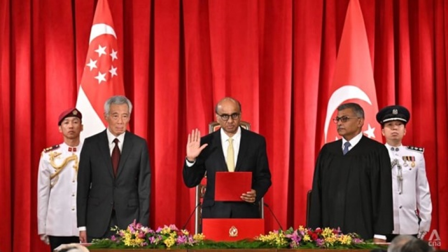 Tổng thống Singapore tuyên thệ nhậm chức, cam kết nỗ lực vì đoàn kết dân tộc