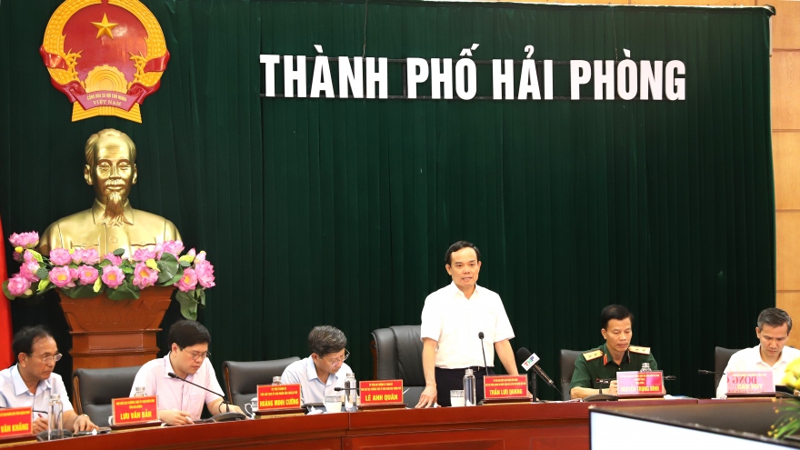 Phó Thủ tướng Trần Lưu Quang làm việc với Hải Phòng, Quảng Ninh và Hải Dương