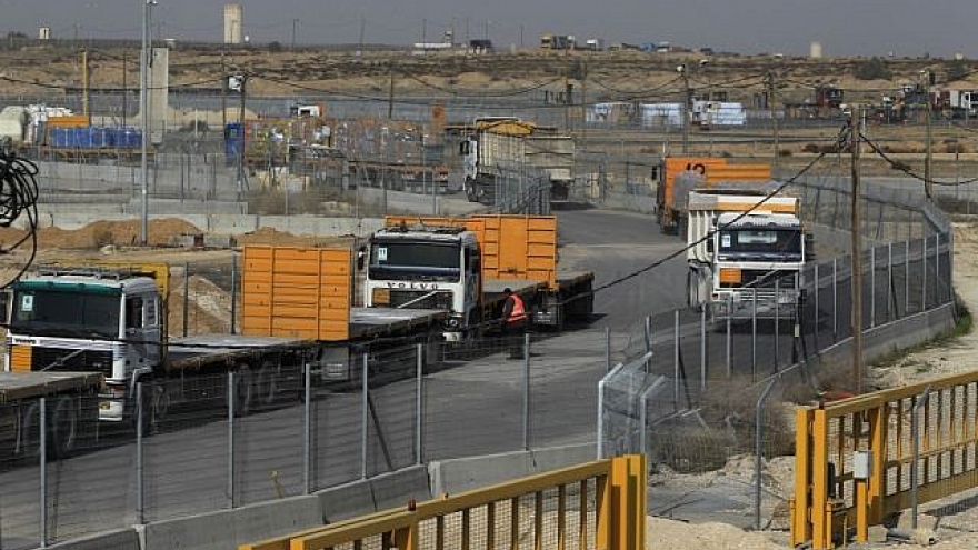 Israel cho phép xuất khẩu hàng hóa thương mại trở lại từ Dải Gaza