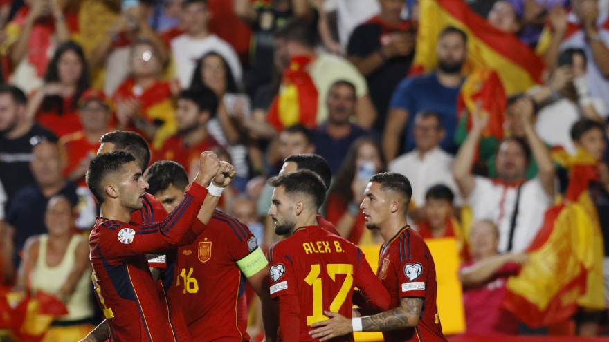 Kết quả vòng loại EURO 2024 hôm nay 13/9: Tây Ban Nha, Italia thể hiện sức mạnh