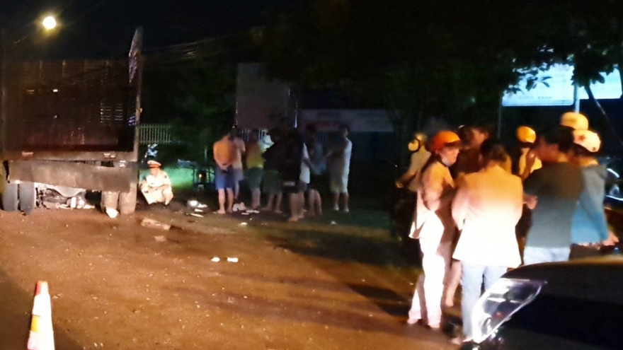 Tai nạn liên hoàn ở Bình Phước làm 1 người chết, 2 người bị thương