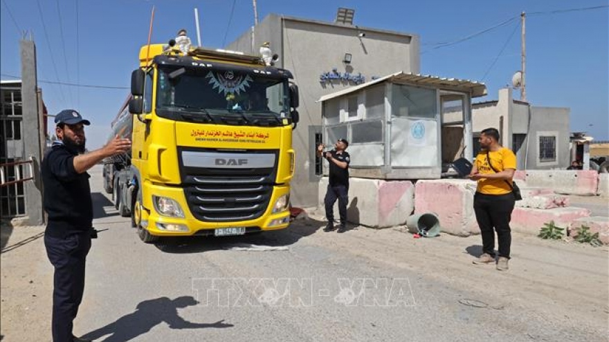 Israel sẽ mở lại cửa khẩu chính vận chuyển hàng hóa vào Dải Gaza