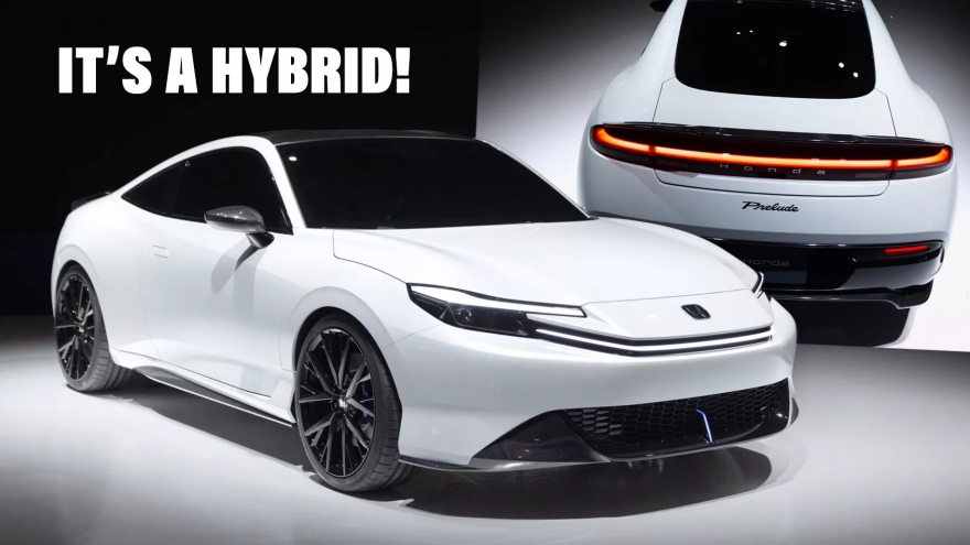 Honda Prelude ra mắt dưới dạng hybrid coupe