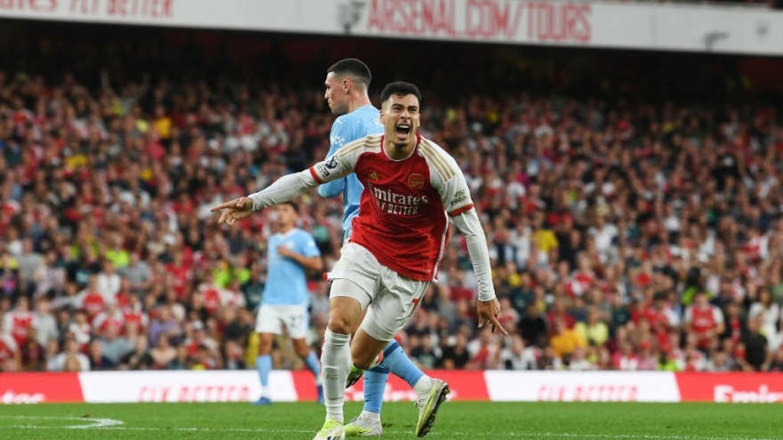 Bảng xếp hạng Ngoại hạng Anh mới nhất: Arsenal vượt mặt Man City, MU trở lại top 10