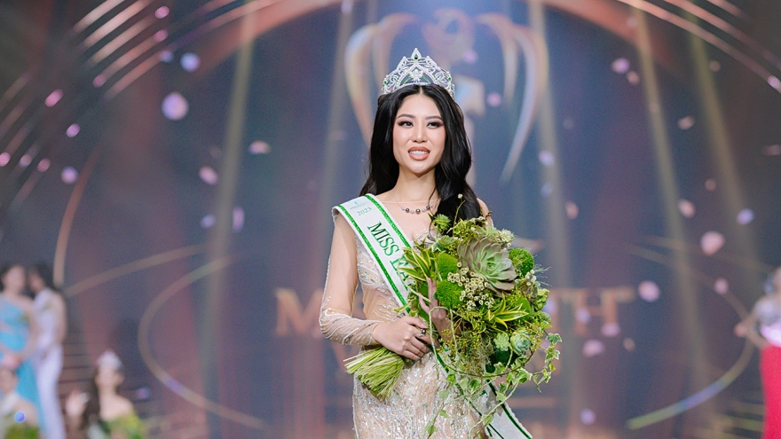 Người đẹp Đỗ Thị Lan Anh đăng quang Hoa hậu Trái đất Việt Nam 2023