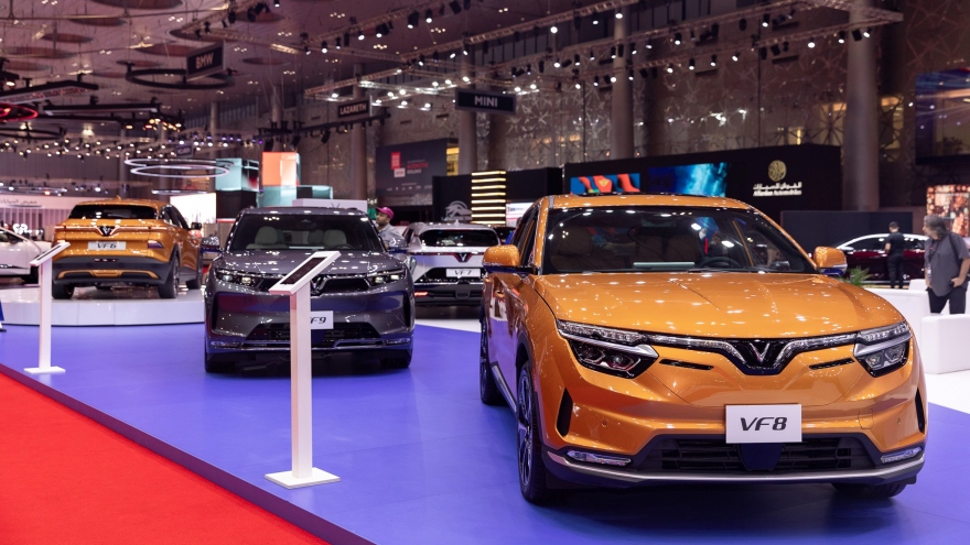 Vinfast giới thiệu 4 mẫu ô tô điện ở Geneva International Motor Show Qatar 2023