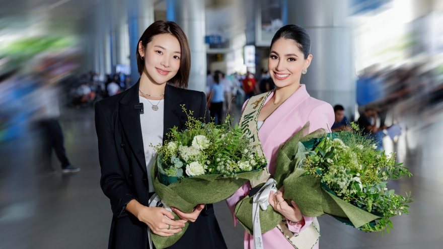 Dàn Hoa hậu Miss Earth 2022 đến Việt Nam