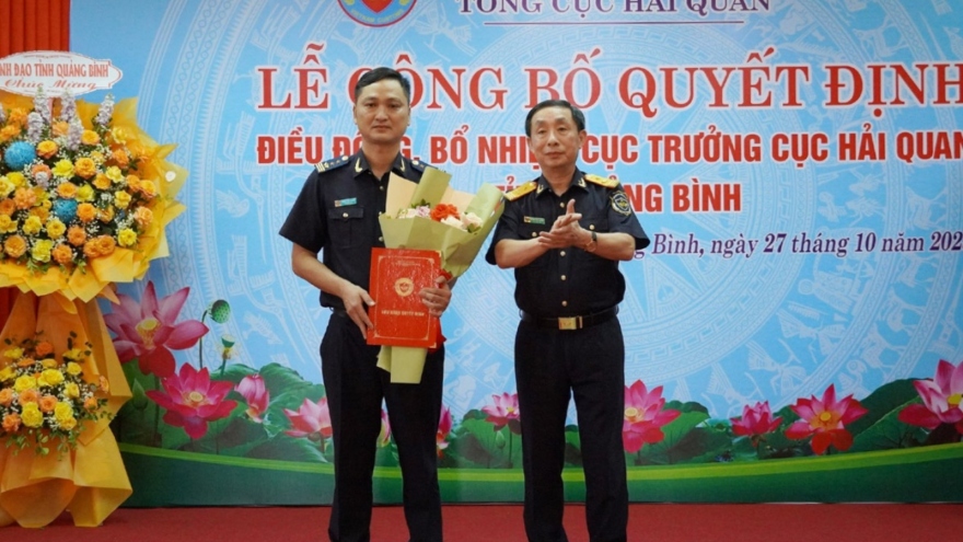 Ông Phạm Tiến Thành giữ chức Cục trưởng Cục Hải quan Quảng Bình