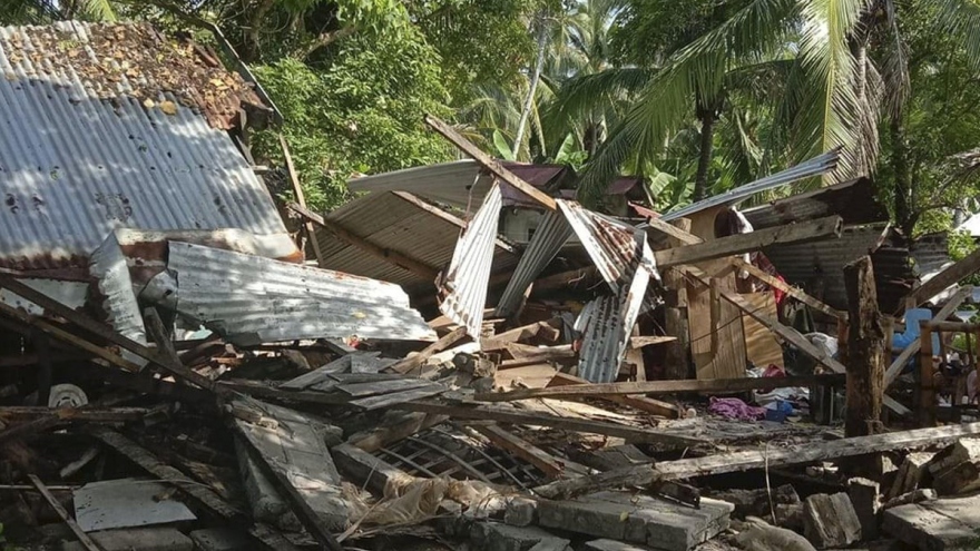 Động đất mạnh tại Philippines gây mất điện, trường học phải đóng cửa