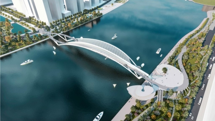TP.HCM chấp thuận chủ trương đầu tư và tiếp nhận vốn xây cầu đi bộ qua sông Sài Gòn
