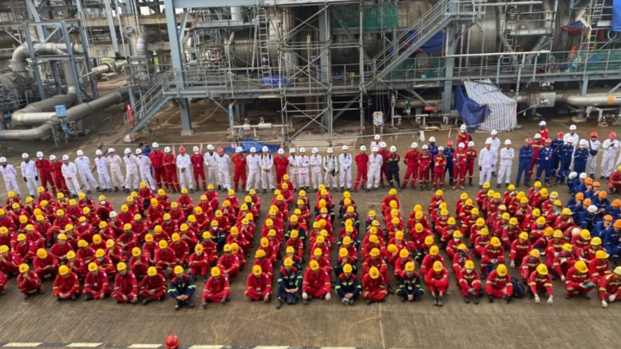 PTSC Quảng Ngãi thi đua về đích tại Dự án bảo dưỡng Nhà máy lọc hóa dầu Nghi Sơn