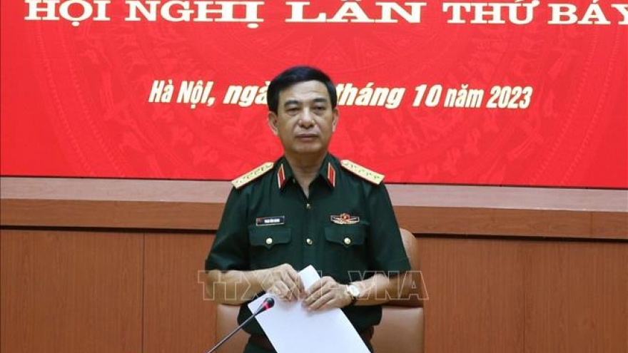 Đại tướng Phan Văn Giang, Bộ trưởng Bộ Quốc phòng chủ trì Hội nghị Quân ủy TƯ