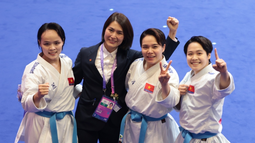 Đoàn Thể thao Việt Nam có huy chương vàng thứ 3 ở ASIAD 19
