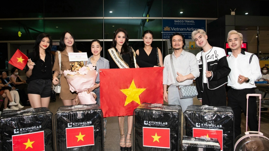Á hậu Ngọc Hằng lên đường dự thi Hoa hậu Liên lục địa 2023