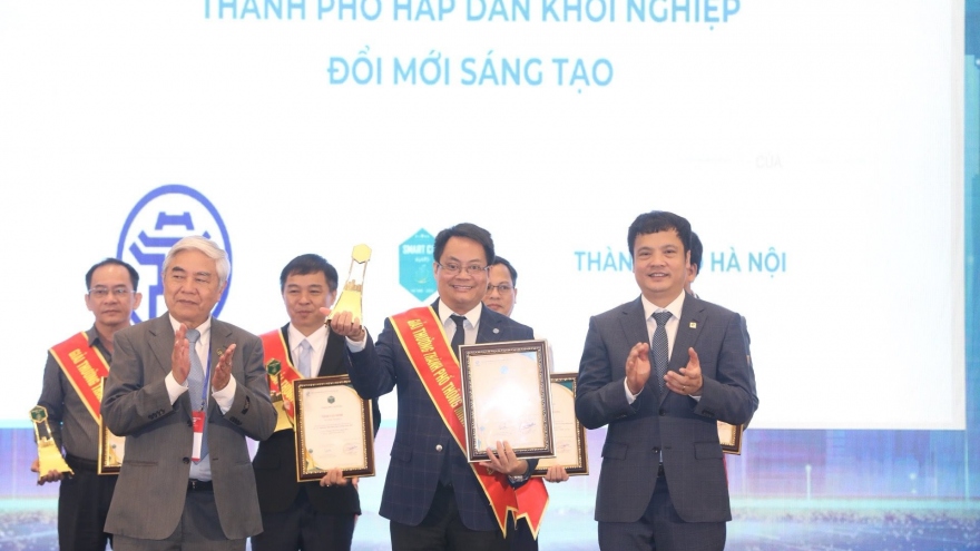 Hà Nội nhận giải thưởng "Thành phố hấp dẫn Khởi nghiệp Đổi mới sáng tạo"