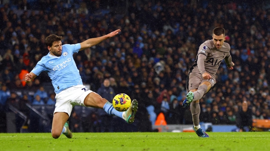 Kết quả vòng 14 Ngoại hạng Anh 3/12: Man City chia điểm kịch tính cùng Tottenham