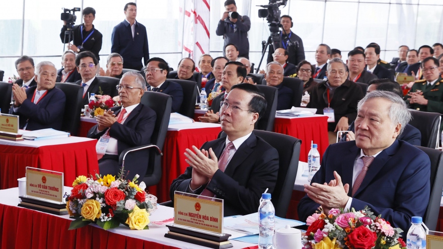 Chủ tịch nước Võ Văn Thưởng dự lễ công bố Quy hoạch tỉnh Quảng Ngãi