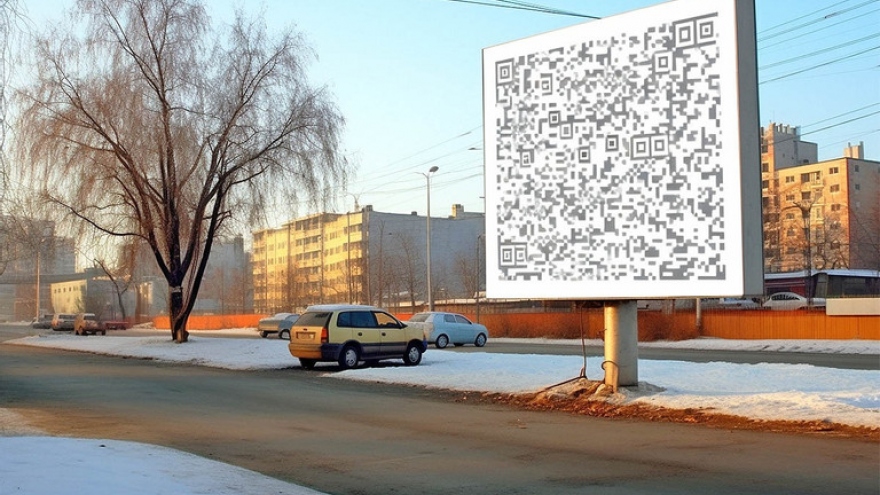 Nga cấm sử dụng mã QR trong quảng cáo ngoài trời vì sao?