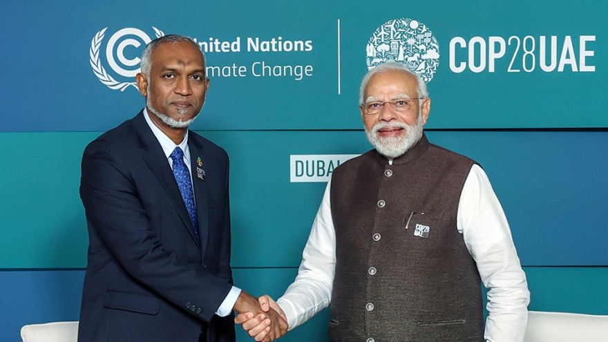 Ấn Độ nhất trí việc rút quân đội khỏi Maldives