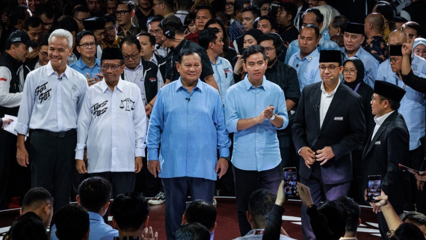 Ứng viên Tổng thống Indonesia tranh luận về quốc phòng và chính sách đối ngoại
