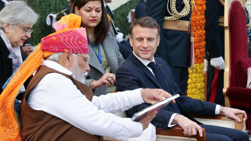 Ấn Độ, Pháp tăng cường quan hệ chính trị, thúc đẩy hợp tác quốc phòng