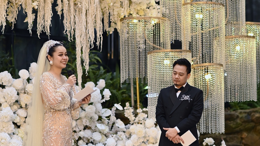Nguyễn Đức Cường, Vũ Hạnh Nguyên xúc động bật khóc trong đám cưới như "cổ tích"