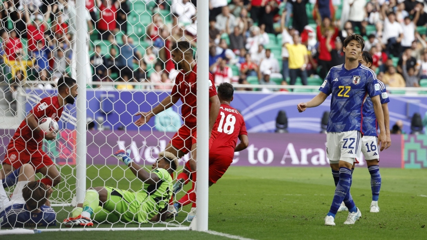 Kết quả Asian Cup 2023: Thủ môn "tấu hài" trước Bahrain, Nhật Bản vẫn vào tứ kết