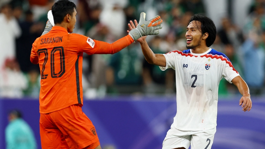ĐT Thái Lan lập thành tích “hiếm có” khi vào vòng 1/8 Asian Cup 2023