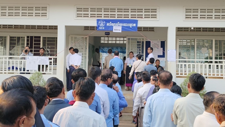 Bầu cử Thượng viện Campuchia khóa V diễn ra thuận lợi