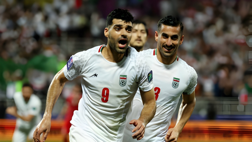 Kết quả Asian Cup 2023: Iran vất vả đánh bại Syria trong thế thiếu người