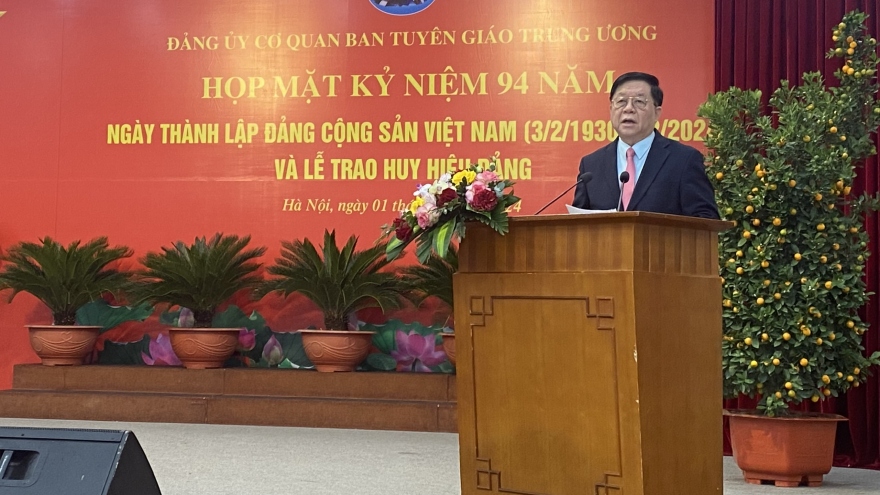 Ông Nguyễn Trọng Nghĩa dự Họp mặt 94 năm Ngày thành lập ĐCS Việt Nam