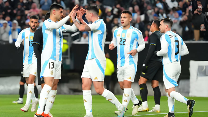 Kết quả giao hữu quốc tế 23/3: ĐT Argentina thắng đậm mà không cần Messi