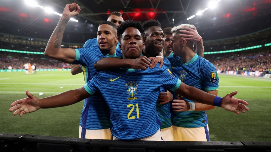 Kết quả bóng đá hôm nay 24/3: Anh thua Brazil, Đức vượt qua Pháp