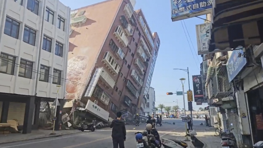 Động đất liên tiếp tại Đài Loan